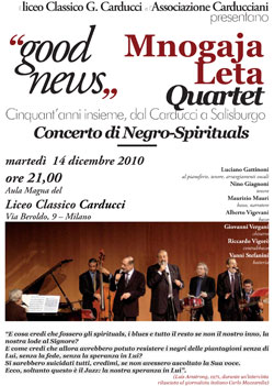 Good news Mnogaja Leta Quartet