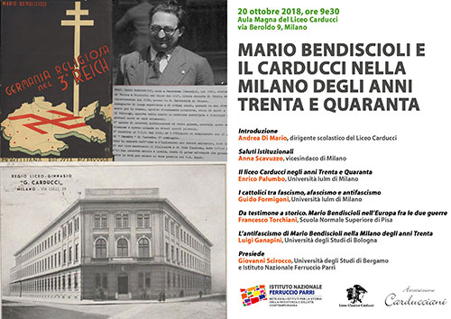 Mario Bendiscioli e il Carducci nella Milano degli anni trenta e quaranta